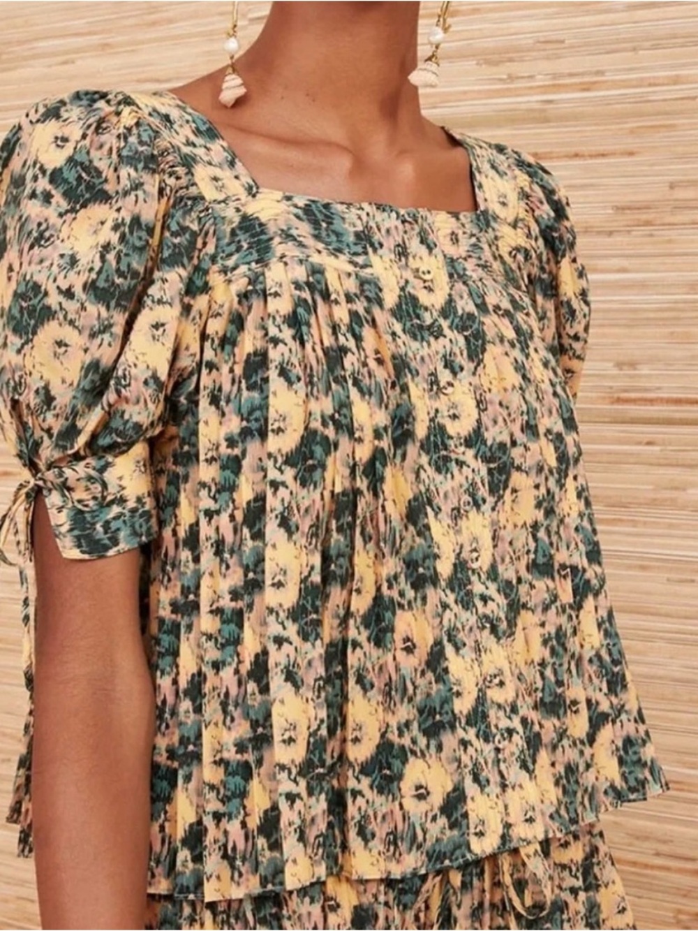 NWT Ulla Johnson Lorraine Blouse 100% Silk Size 0